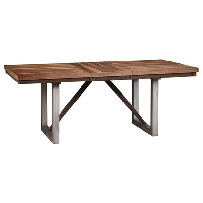 Spring Creek  Rectangular Dining Table Set Chocolate