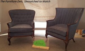 unmatched chairs